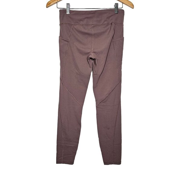 Athleta Girls Soft Cropped Legging Pants with Pockets Muted Rose Pink Size XXL/1 - Picture 2 of 12